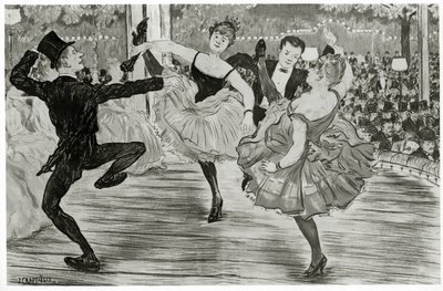 Quadrille at the Moulin Rouge by Jean Francois Raffaelli